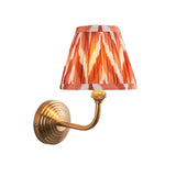 Obelisk Arc & Zigzag 16cm Apricot orange shade - Comet Lighting