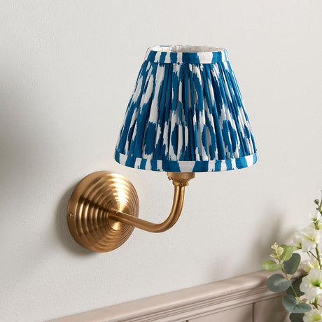 Obelisk Arc & Ikat 16cm Marlin blue shade - Comet Lighting