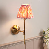 Obelisk T Bar & Ikat 16cm Coral pink shade - Comet Lighting