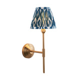 Obelisk T Bar & Ikat 16cm Marlin blue shade - Comet Lighting