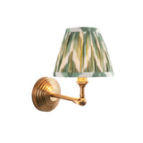 Obelisk Wing & Zigzag 16cm Cotswold green shade - Comet Lighting