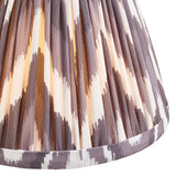 Obelisk Fold & Zigzag 16cm Pearl grey shade - Comet Lighting