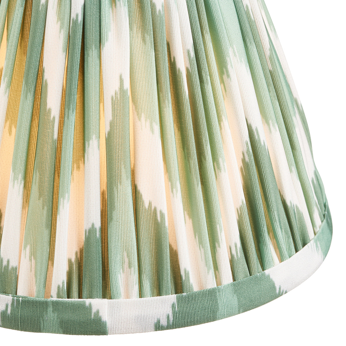 Obelisk Fold & Zigzag 16cm Cotswold green shade - Comet Lighting