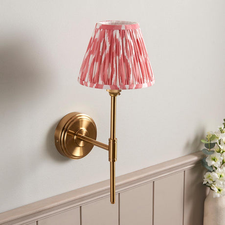 Step T Bar & Ikat 16cm Coral pink shade - Comet Lighting