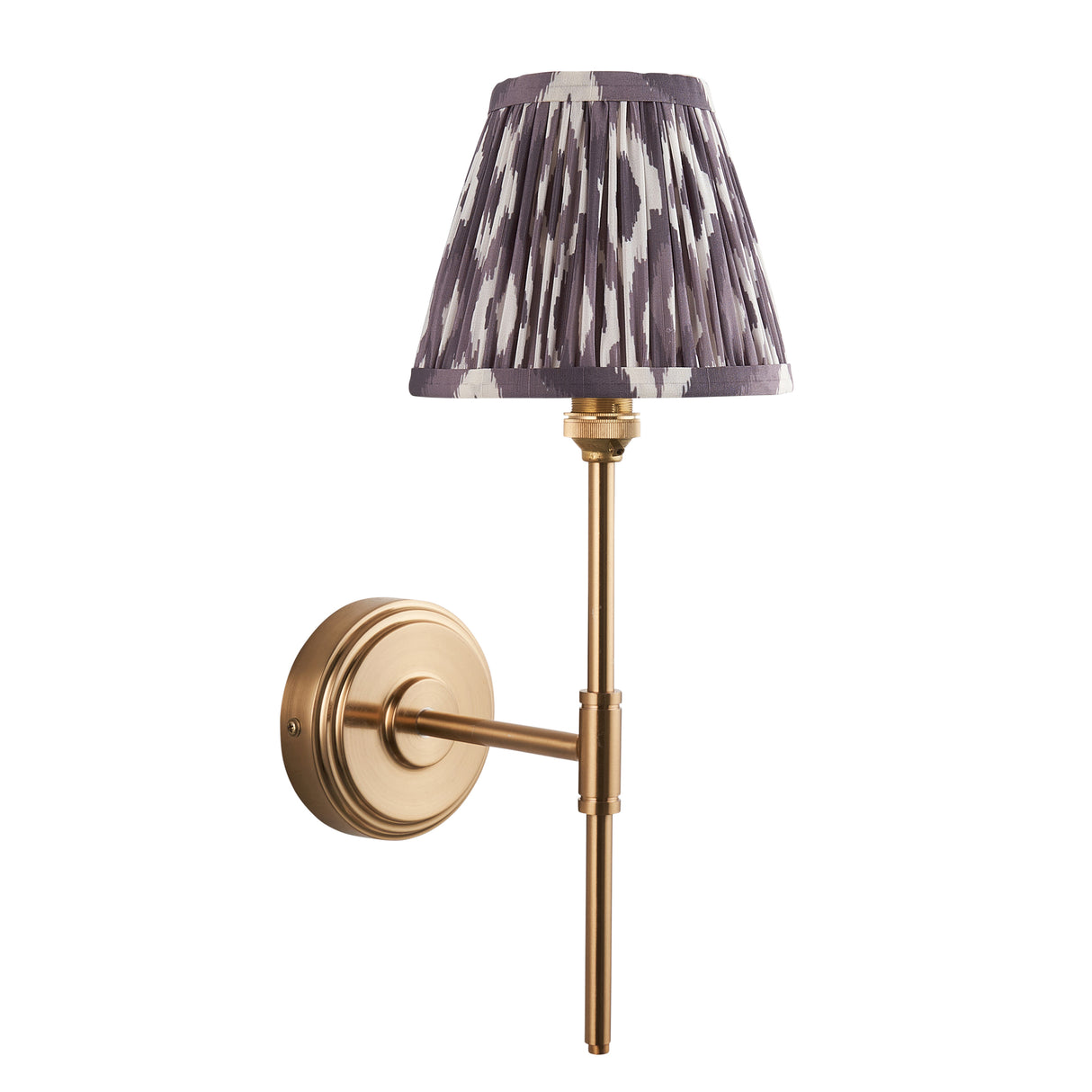 Step T Bar & Ikat 16cm Pearl grey shade - Comet Lighting