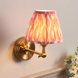 Step Wing & Ikat 16cm Coral pink shade - Comet Lighting