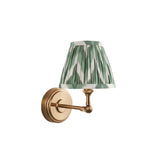 Step Wing & Zigzag 16cm Cotswold green shade - Comet Lighting