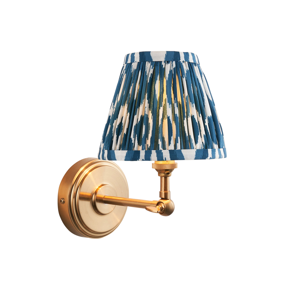 Step Wing & Ikat 16cm Marlin blue shade - Comet Lighting