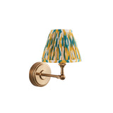 Step Wing & Ikat 16cm Yellow & jade shade - Comet Lighting