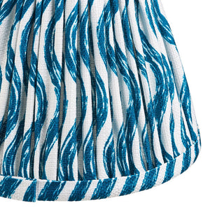 Step Fold & Ripple 16cm Marlin blue shade - Comet Lighting
