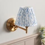 Step Fold & Leaf 16cm Shell bay blue shade - Comet Lighting