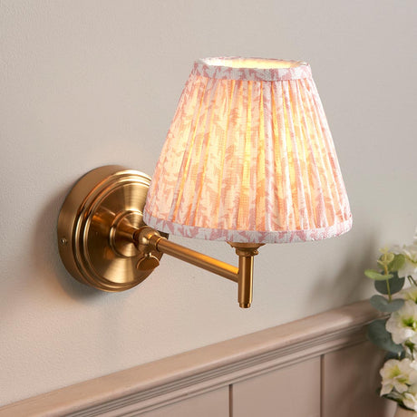 Step Fold & Leaf 16cm Peachy keen shade - Comet Lighting