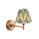 Step Fold & Zigzag 16cm Cotswold green shade - Comet Lighting