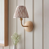 Wood Arc & Ikat 16cm Neutral shade - Comet Lighting