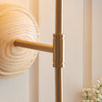 Wood T Bar & Ikat 16cm Neutral shade - Comet Lighting