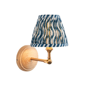 Wood Wing & Ripple 16cm Marlin blue shade - Comet Lighting