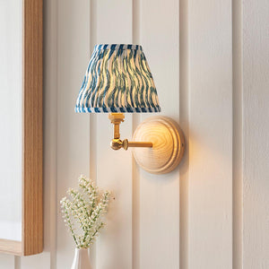 Wood Wing & Ripple 16cm Marlin blue shade - Comet Lighting