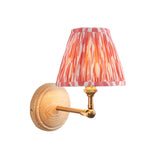 Wood Wing & Ikat 16cm Coral pink shade - Comet Lighting