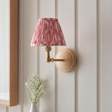 Wood Wing & Ikat 16cm Coral pink shade - Comet Lighting