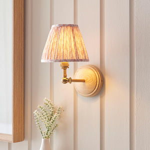 Wood Wing & Leaf 16cm Peachy keen shade - Comet Lighting