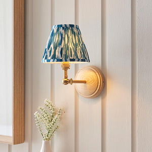Wood Wing & Ikat 16cm Marlin blue shade - Comet Lighting