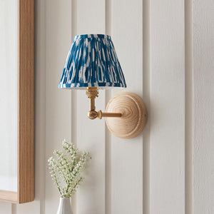 Wood Wing & Ikat 16cm Marlin blue shade - Comet Lighting