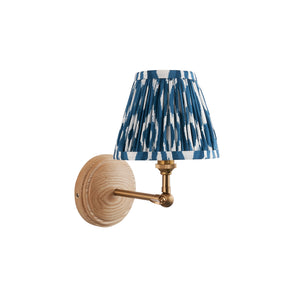 Wood Wing & Ikat 16cm Marlin blue shade - Comet Lighting