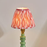 Wooden Green Bibury & Ikat 16cm Coral pink shade