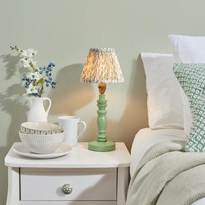 Wooden Green Bibury & Leaf 16cm Herb garden green shade - Comet Lighting