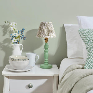 Wooden Green Bibury & Leaf 16cm Herb garden green shade - Comet Lighting