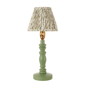 Wooden Green Bibury & Leaf 16cm Herb garden green shade - Comet Lighting