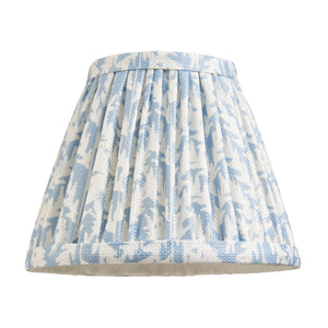 Wooden Green Bibury & Leaf 16cm Shell bay blue shade - Comet Lighting