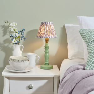 Wooden Green Bibury & Ripple 16cm Pearl grey shade - Comet Lighting
