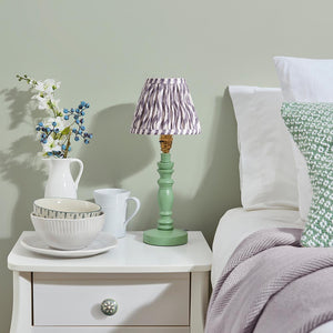 Wooden Green Bibury & Ripple 16cm Pearl grey shade - Comet Lighting
