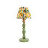 Wooden Green Bibury & Ikat 16cm Yellow & jade shade