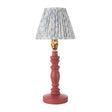 Wooden Pink Bibury & Leaf 16cm Shell bay blue shade - Comet Lighting