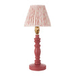 Wooden Pink Bibury & Leaf 16cm Peachy keen shade - Comet Lighting