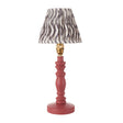 Wooden Pink Bibury & Ripple 16cm Pearl grey shade - Comet Lighting