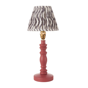 Wooden Pink Bibury & Ripple 16cm Pearl grey shade - Comet Lighting