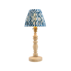 Natural Ash Bibury & Ripple 16cm Marlin blue shade - Comet Lighting