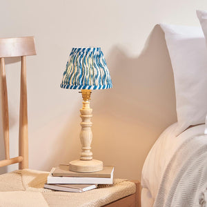 Natural Ash Bibury & Ripple 16cm Marlin blue shade - Comet Lighting