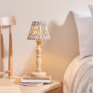 Natural Ash Bibury & Ripple 16cm Pearl grey shade - Comet Lighting