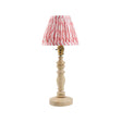 Natural Ash Bibury & Ripple 16cm Coral pink shade - Comet Lighting