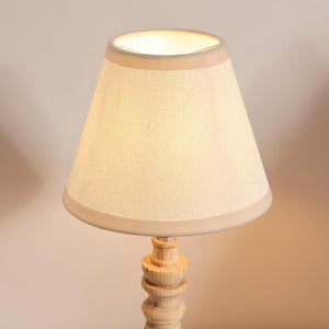Natural Ash Bibury & Ivy 16cm Vintage white shade - Comet Lighting