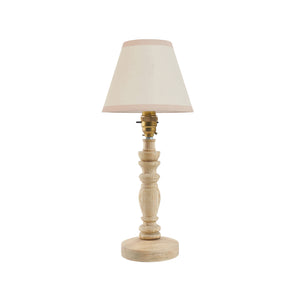 Natural Ash Bibury & Ivy 16cm Vintage white shade - Comet Lighting