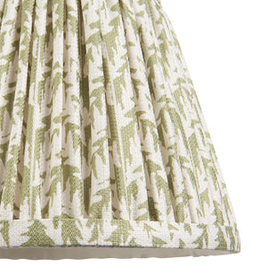 Bibury & Leaf 20cm Table Satin cotswold green paint & herb garden green fabric