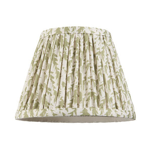 Bibury & Leaf 20cm Table Satin cotswold green paint & herb garden green fabric