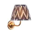 Dome Arc & Zigzag 20cm Pearl grey shade - Comet Lighting