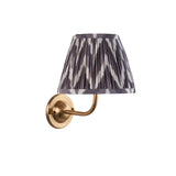 Dome Arc & Zigzag 20cm Pearl grey shade - Comet Lighting