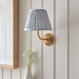 Dome Arc & Leaf 20cm Shell bay blue shade - Comet Lighting